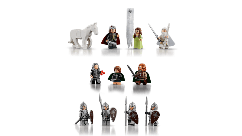 Bộ Mô Hình LEGO Icons The Lord of The Rings: Minas Tirith #11377