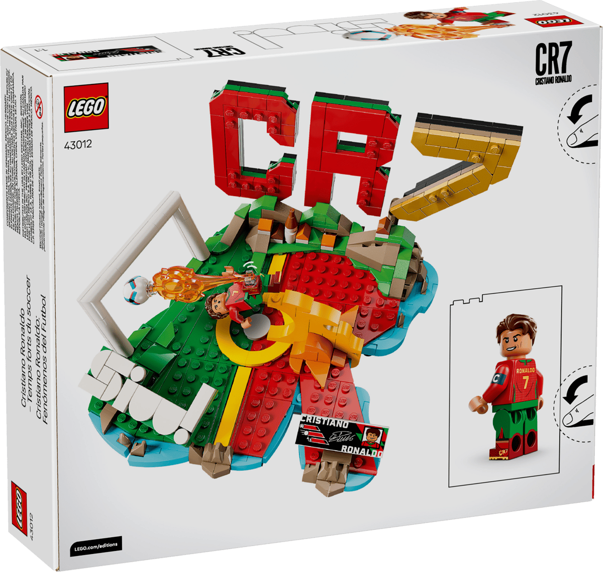 Bộ Mô Hình  LEGO Cristiano Ronaldo Soccer Highlights - Siêu sao bóng đá Bồ Đào Nha #43012