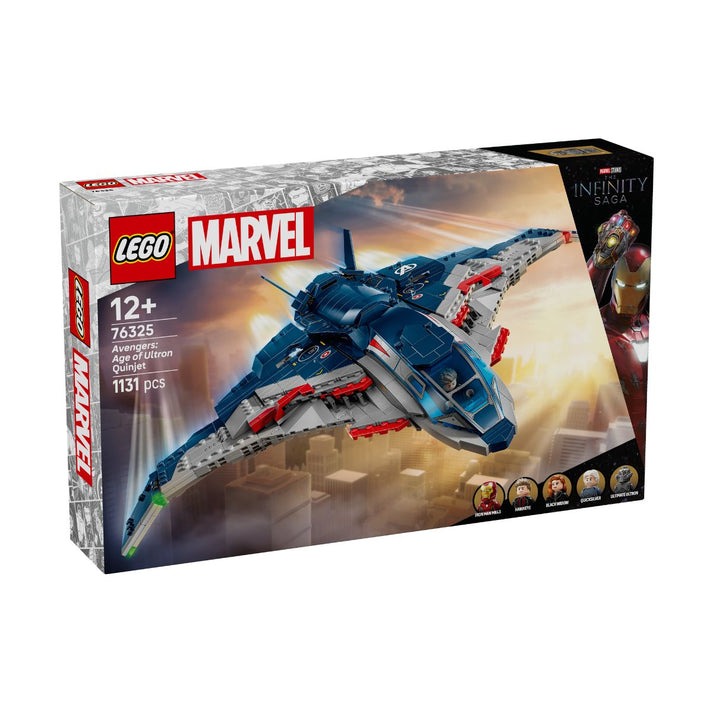 Bộ Mô Hình LEGO SUPERHEROES Avengers: Age of Ultron Quinjet #76325