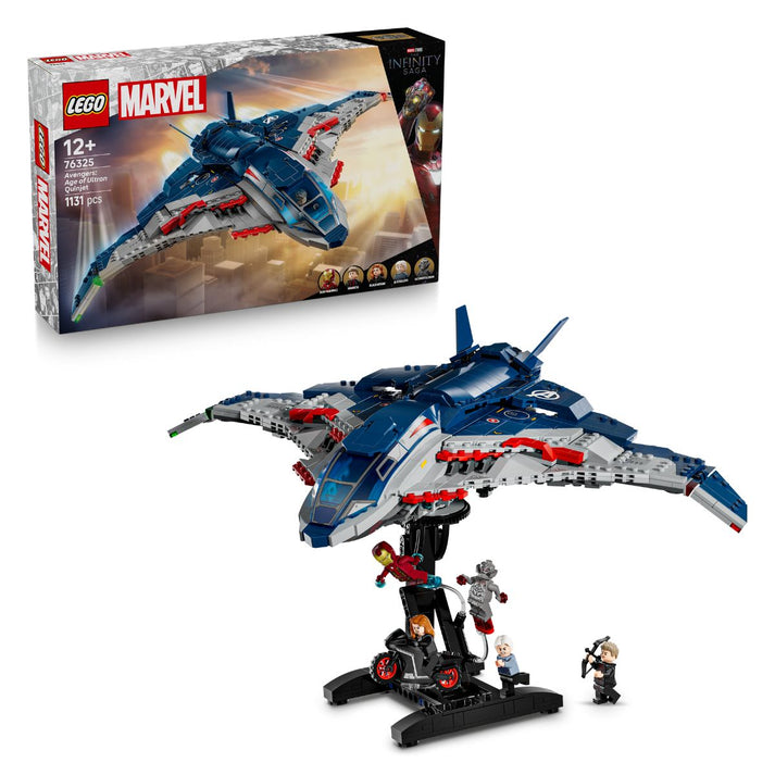Bộ Mô Hình LEGO SUPERHEROES Avengers: Age of Ultron Quinjet #76325
