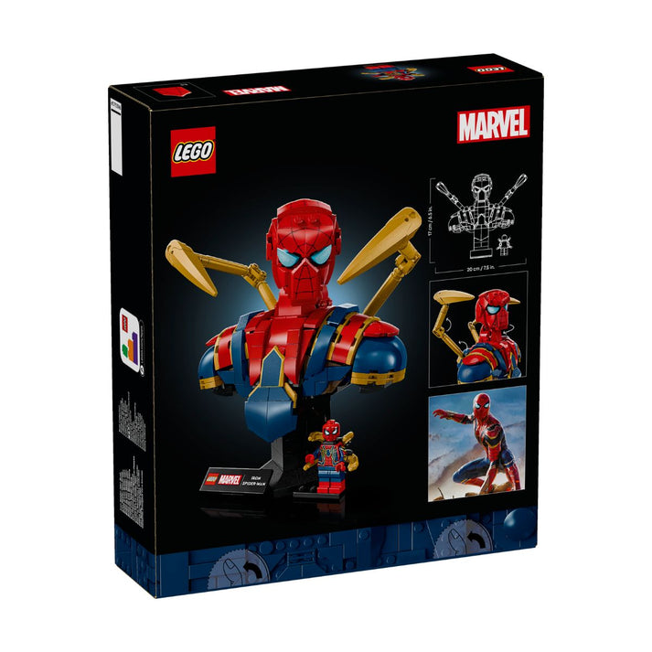 Bộ Mô Hình LEGO SUPERHEROES Bán Thân Iron Spider-Man #76326