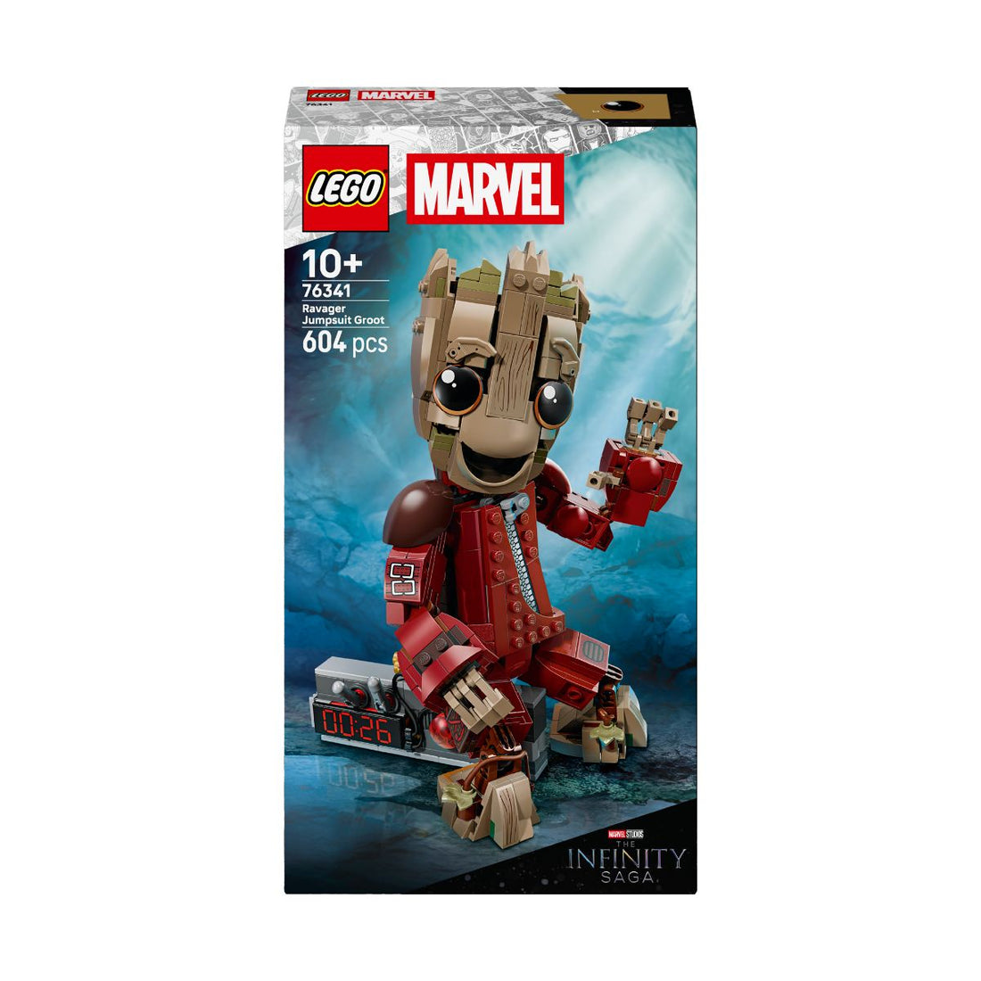 Bộ Mô Hình LEGO SUPERHEROES Jumpsuit Groot #76341