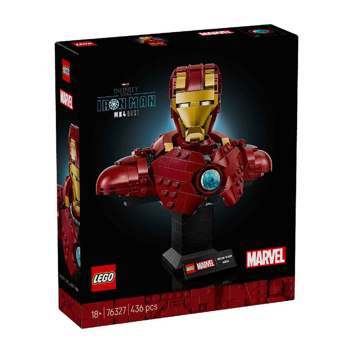 Bộ Mô Hình LEGO SUPERHEROES Iron Man MK4 Bán Thân #76327