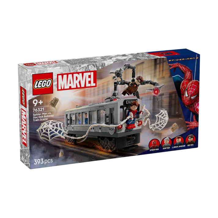 Bộ Mô Hình LEGO SUPERHEROES Spider-Man vs. Doc Ock Tàu Điện Ngầm #76321