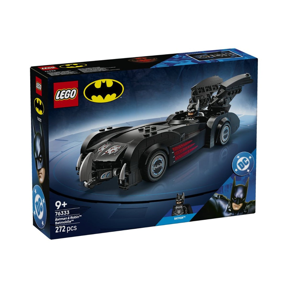 Bộ Mô Hình LEGO SUPERHEROES Batman & Robin Batmobile #76333