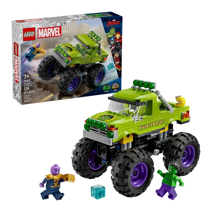 Bộ Mô Hình LEGO SUPERHEROES Xe The Hulk vs. Thanos #76312