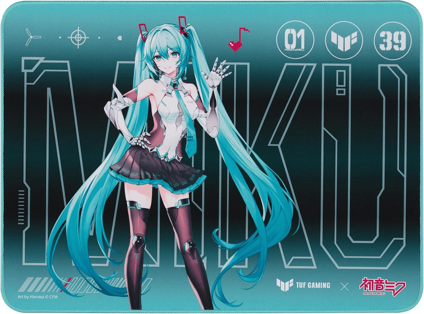 Bàn di chuột ASUS TUF Gaming P1 - Hatsune Miku Edition
