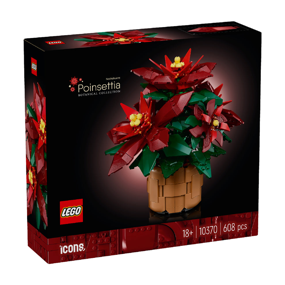 Bộ Mô Hình LEGO BOTANICALS Poinsettia Hoa Trạng Nguyên #10370