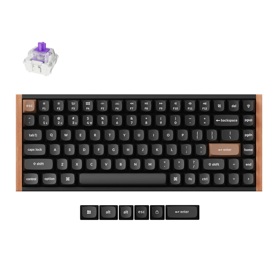 Bàn phím HE không dây Keychron K2 Special Edition RGB Hotswap Aluminum (Magnetic Sw)