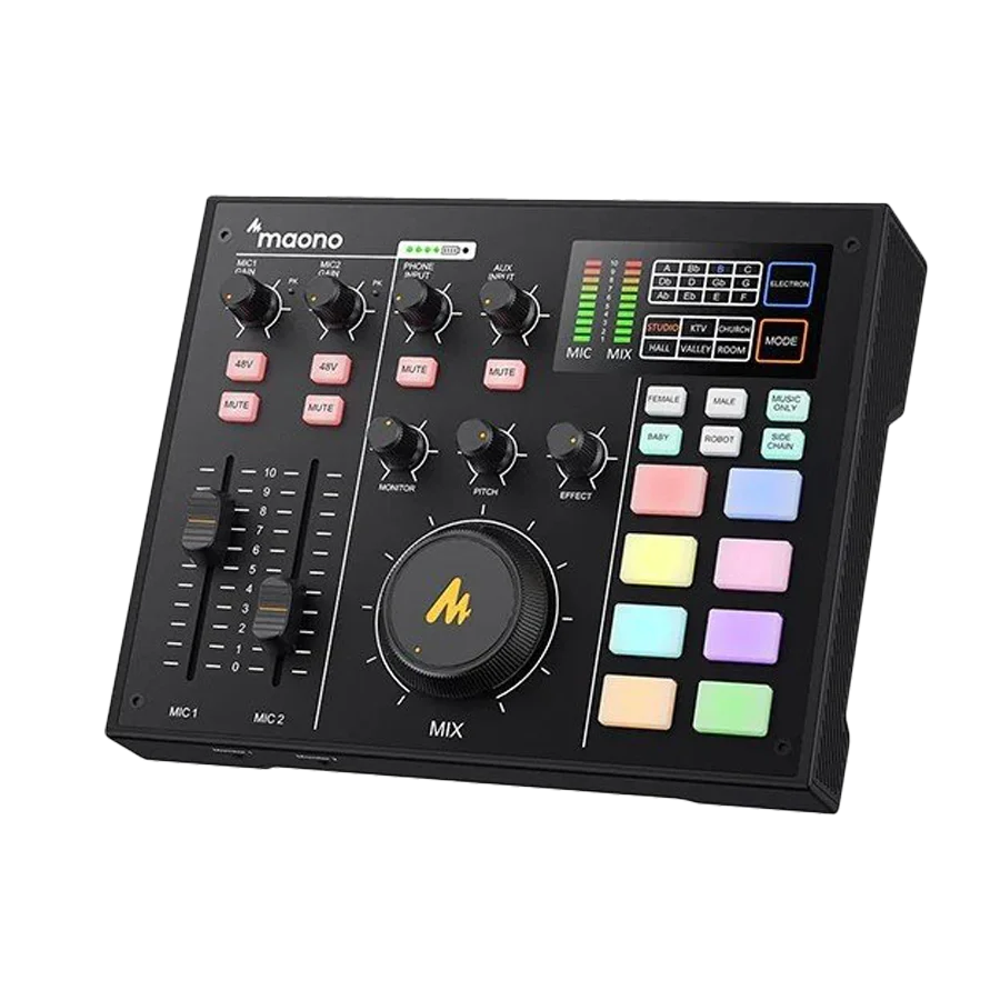 Bộ Mixer & Soundcard MAONO AM100
