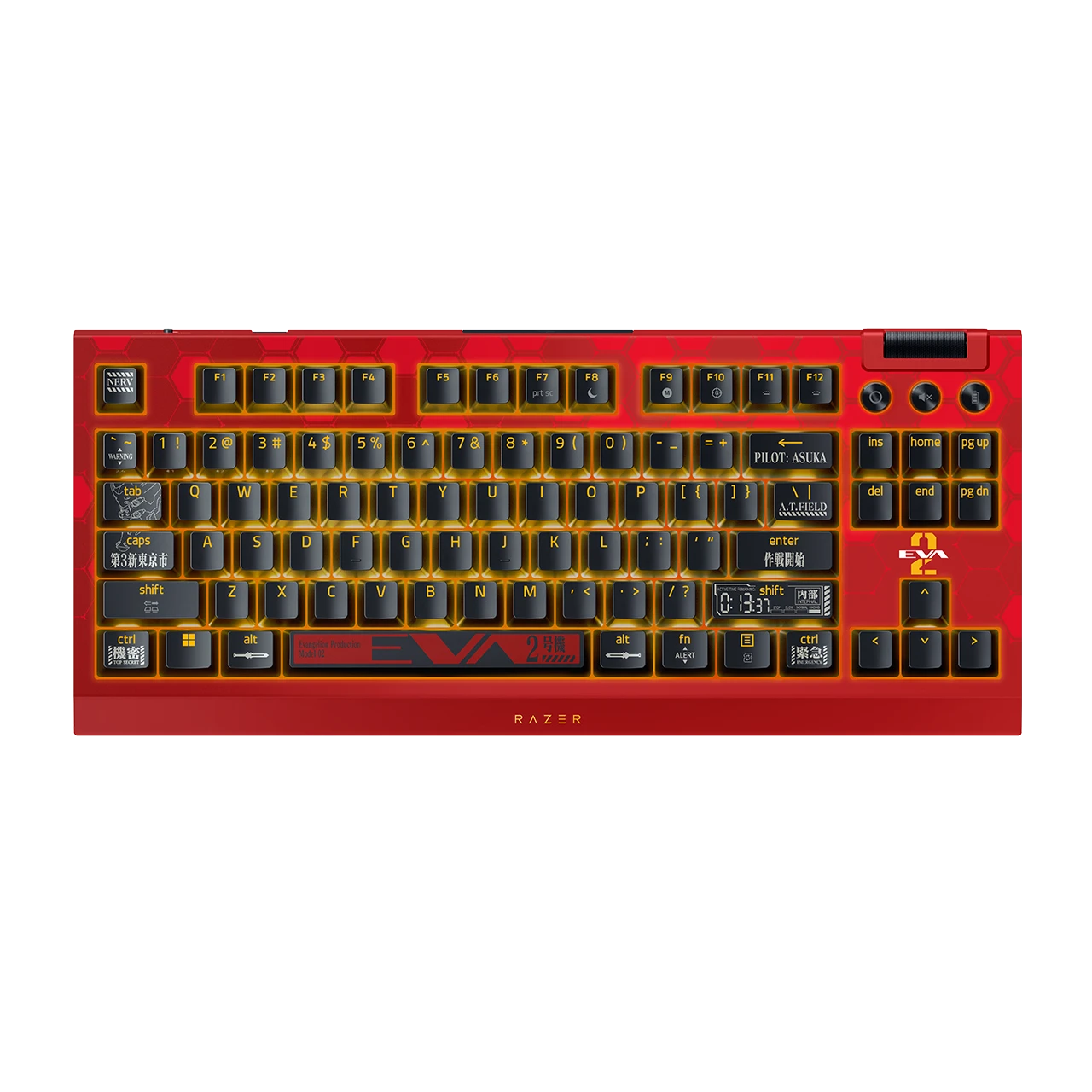 Bàn phím Gaming Razer BlackWidow V4 X - EVANGELION Edition (EVA-02)