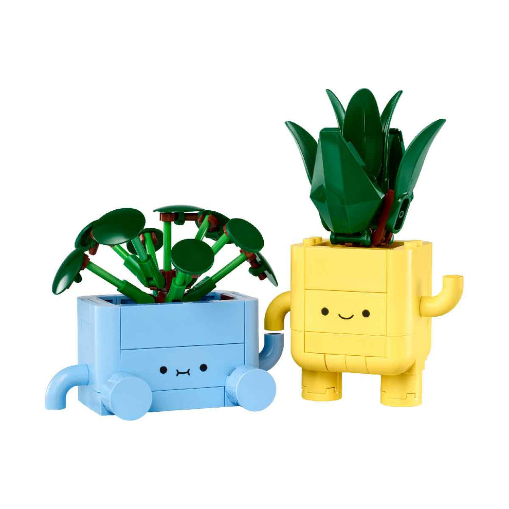 Bộ Mô Hình LEGO BOTANICALS Happy Plants Chậu Cây Vui Vẻ #10349