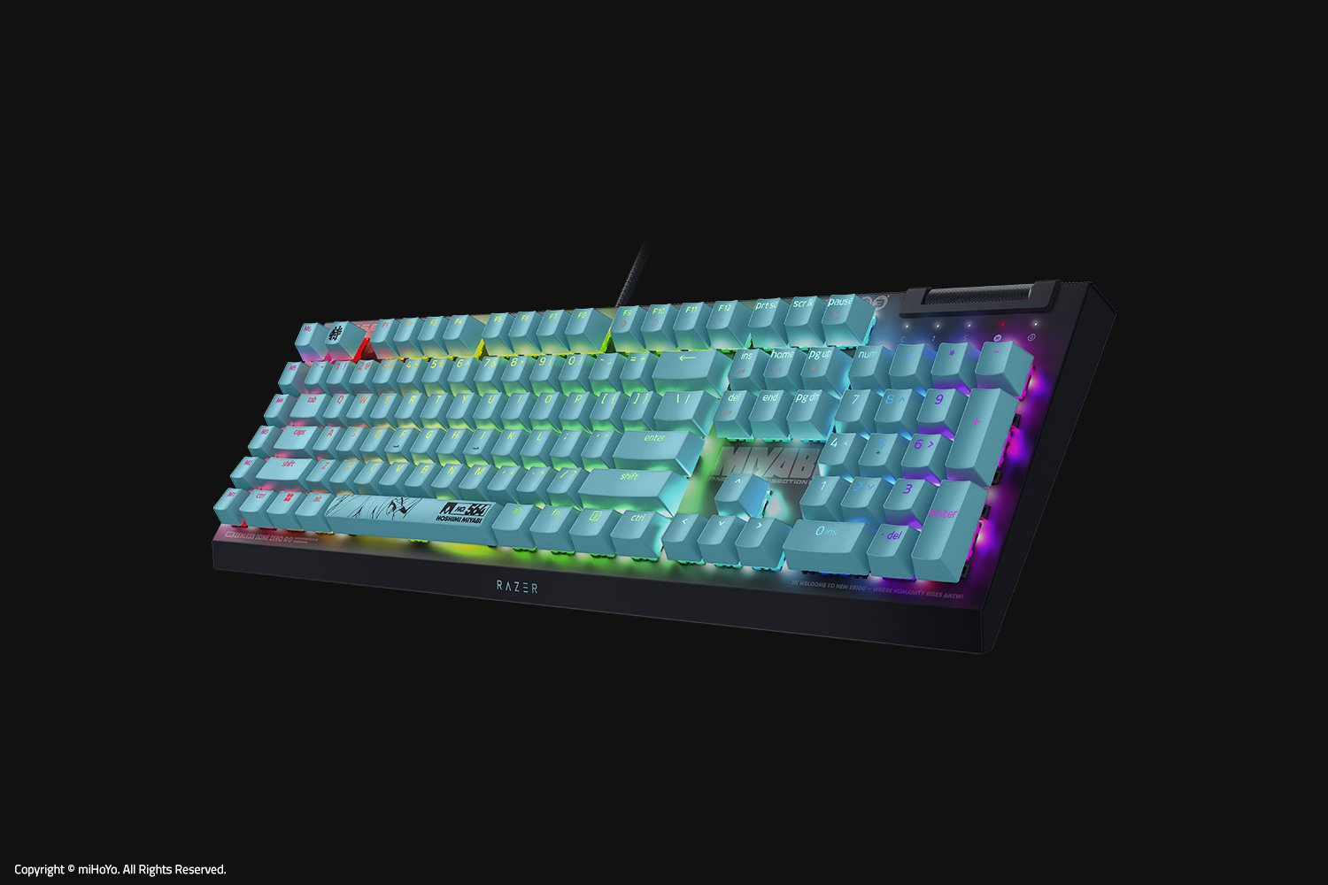 Bàn phím Gaming có dây Razer Blackwidow V4 X - Zenless Zone Zero Edition