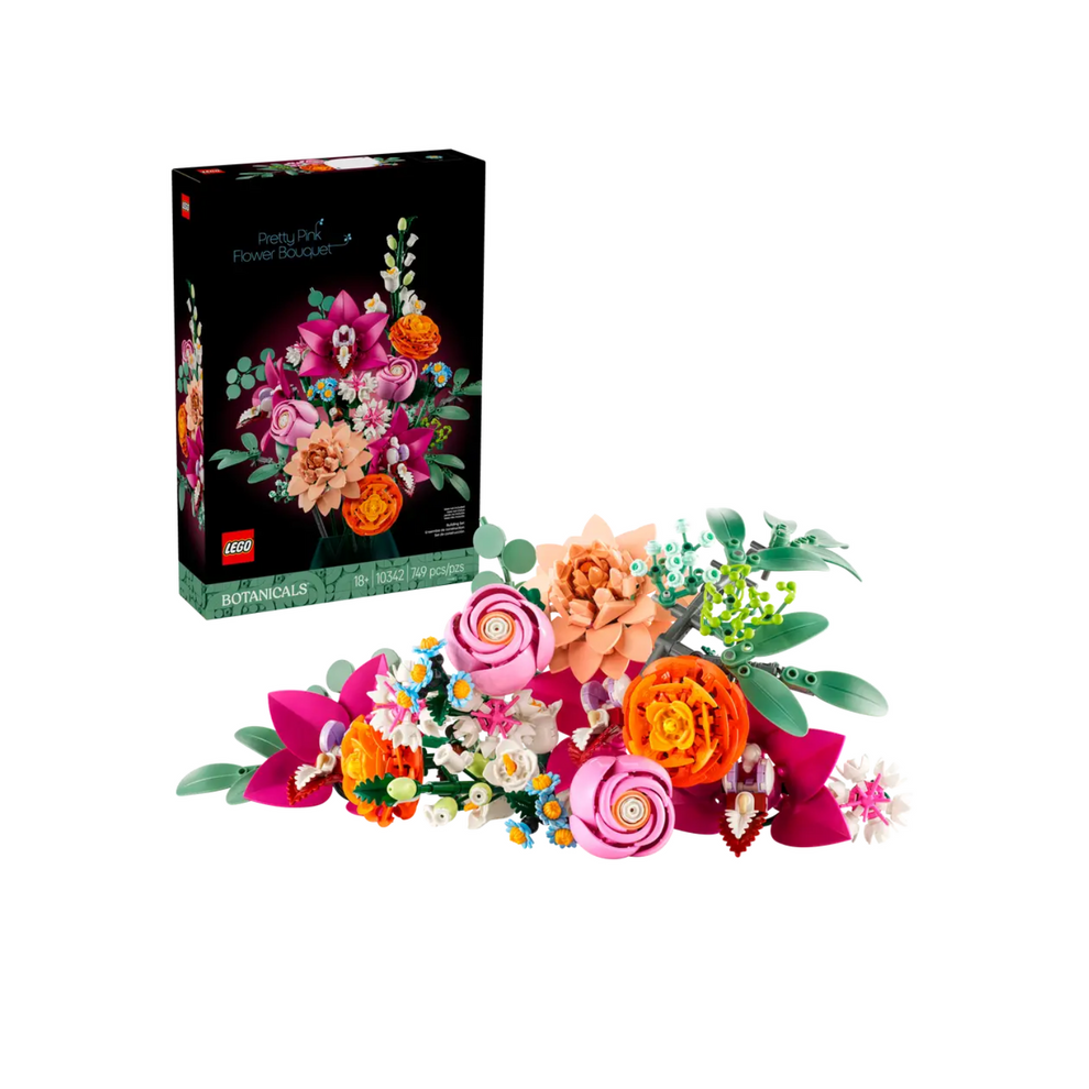 Bộ Mô Hình LEGO BOTANICALS Pretty Pink Flower Bouquet Bó Hoa Đáng Yêu #10342