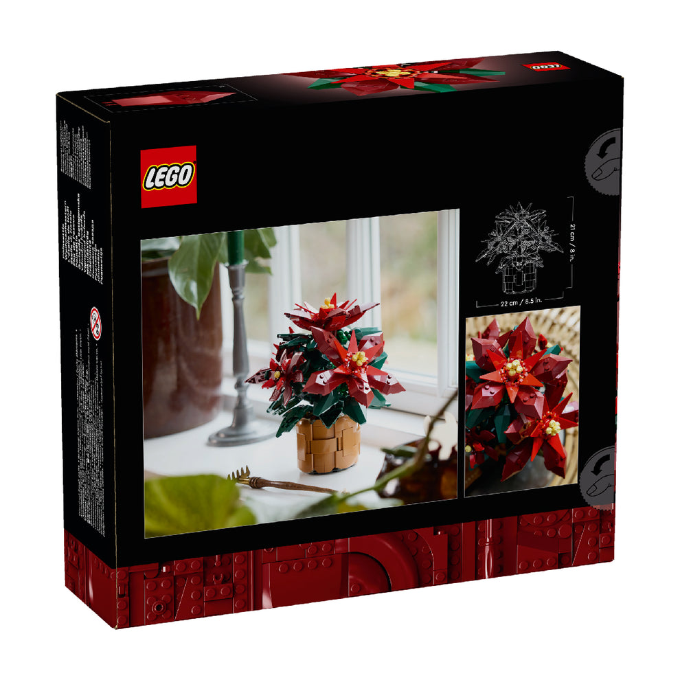 Bộ Mô Hình LEGO BOTANICALS Poinsettia Hoa Trạng Nguyên #10370