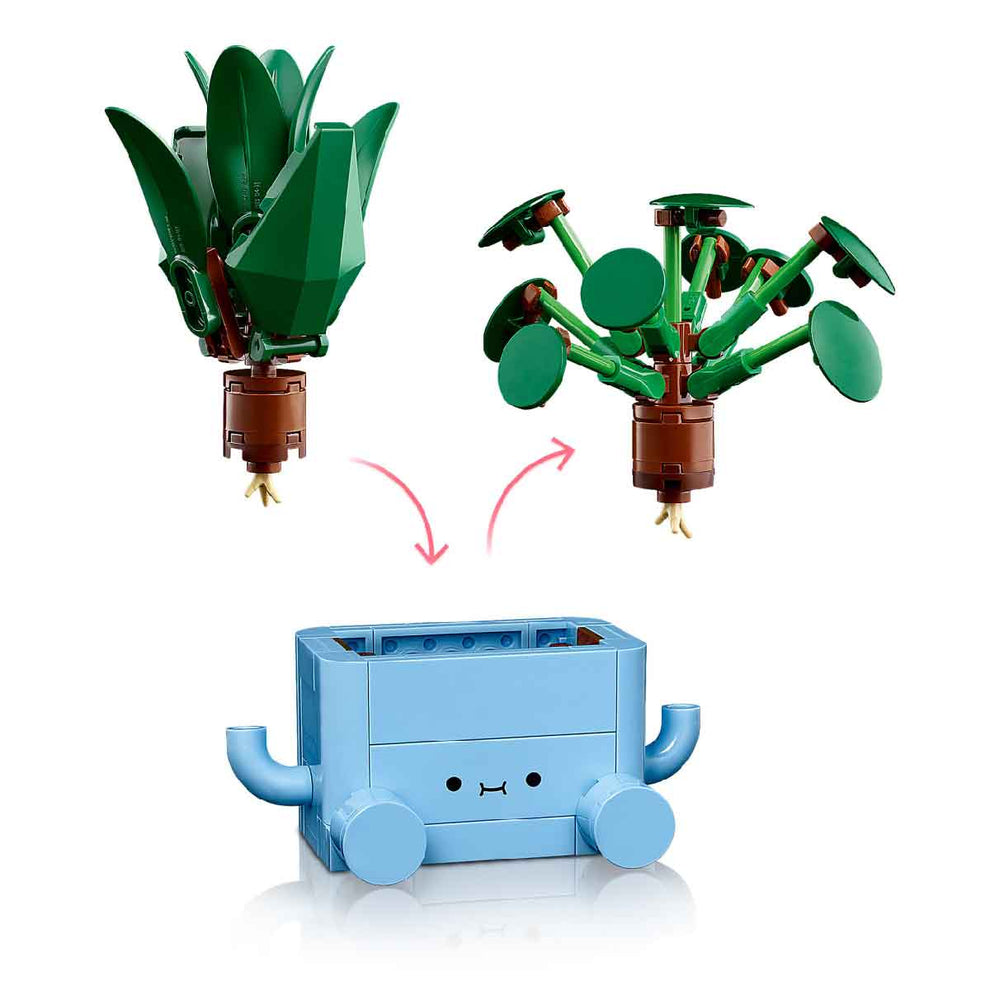 Bộ Mô Hình LEGO BOTANICALS Happy Plants Chậu Cây Vui Vẻ #10349