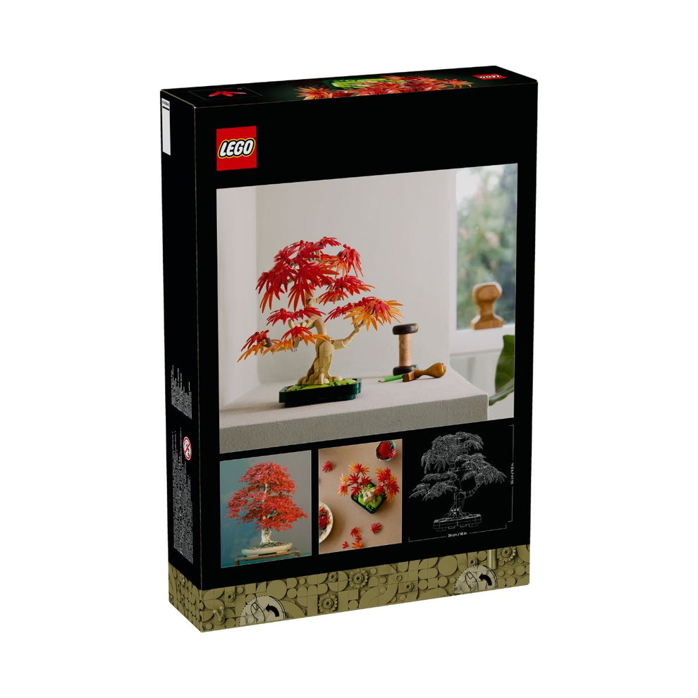 Bộ Mô Hình LEGO BOTANICALS Japanese Red Maple Bonsai Tree Bonsai Lá Phong Đỏ #10348