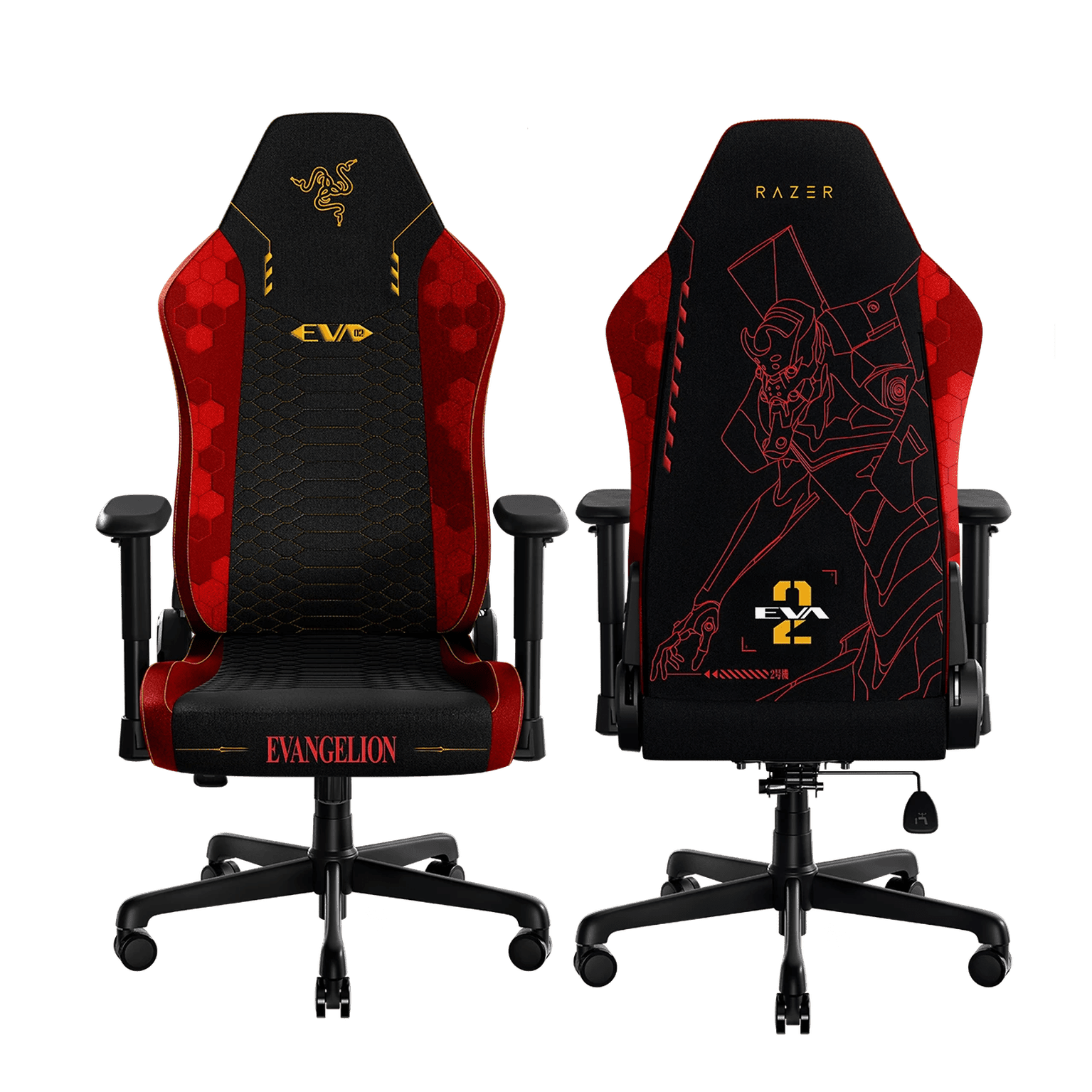 Ghế Gaming Razer Iskur V2 X - EVANGELION Edition (EVA-02)
