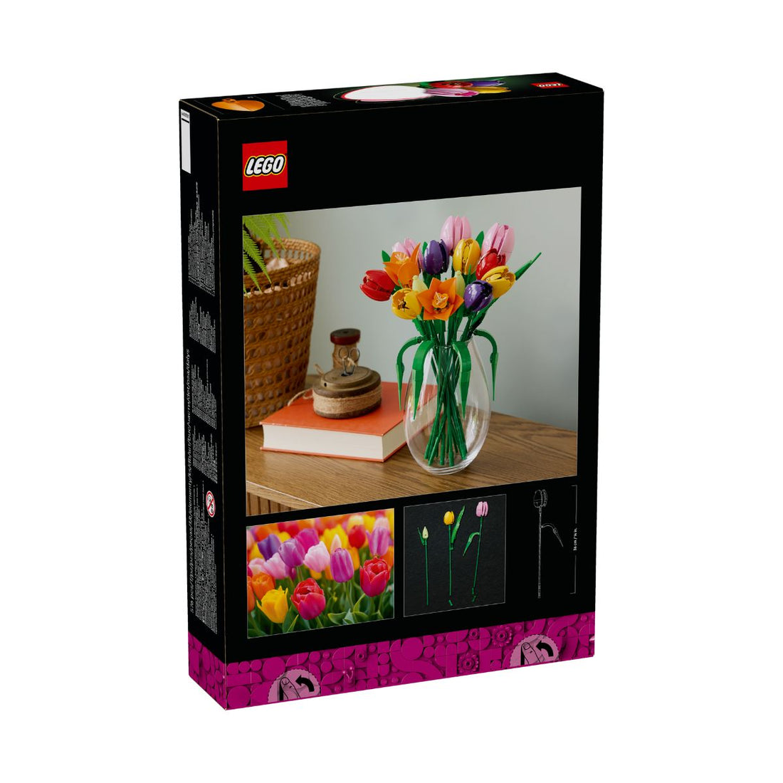 Bộ Mô Hình LEGO BOTANICALS Tulip Bouquet Bó Hoa Tulip #11501