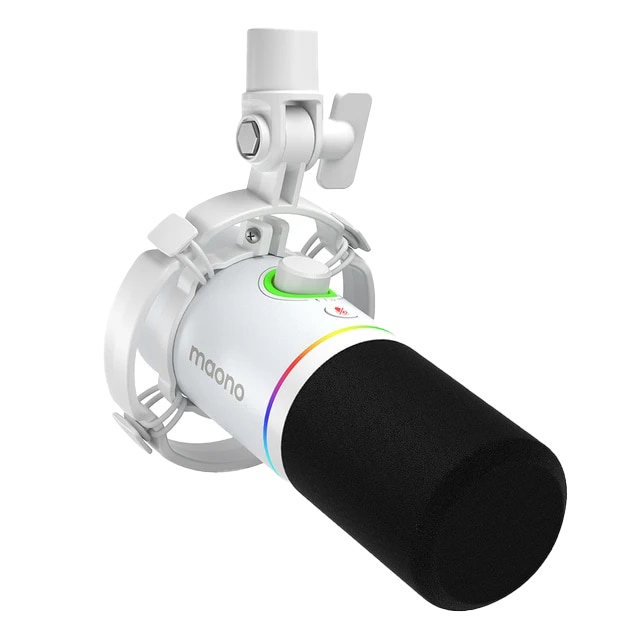 Mic thu âm MAONO PD200X USB/XLR Dynamic Microphone (Trắng | Đen)