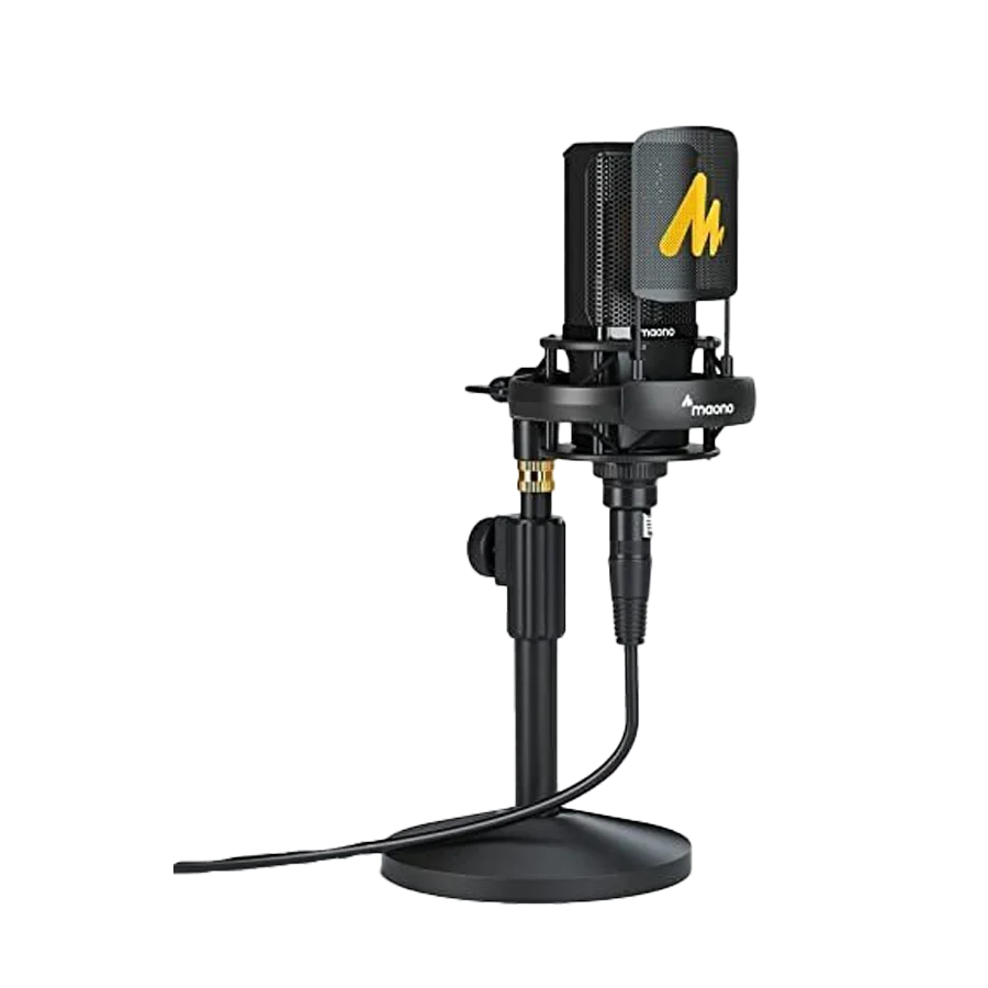 Bộ Mic thu âm MAONO PM500T XLR Studio kèm màng lọc âm