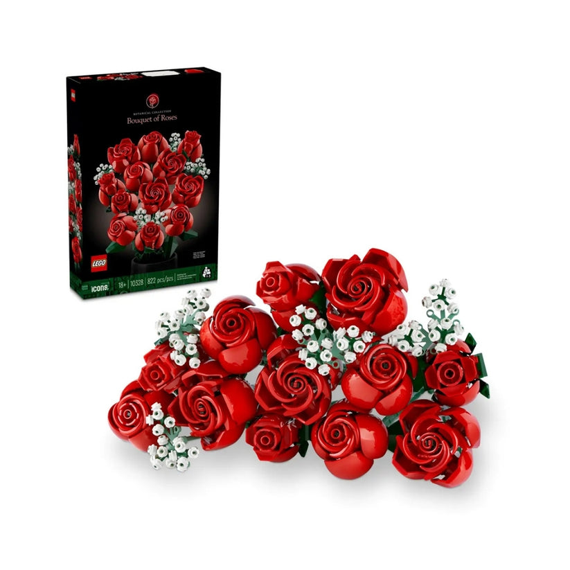Bộ Mô Hình LEGO BOTANICALS Bouquet of Roses Bó Hoa Hồng #10328