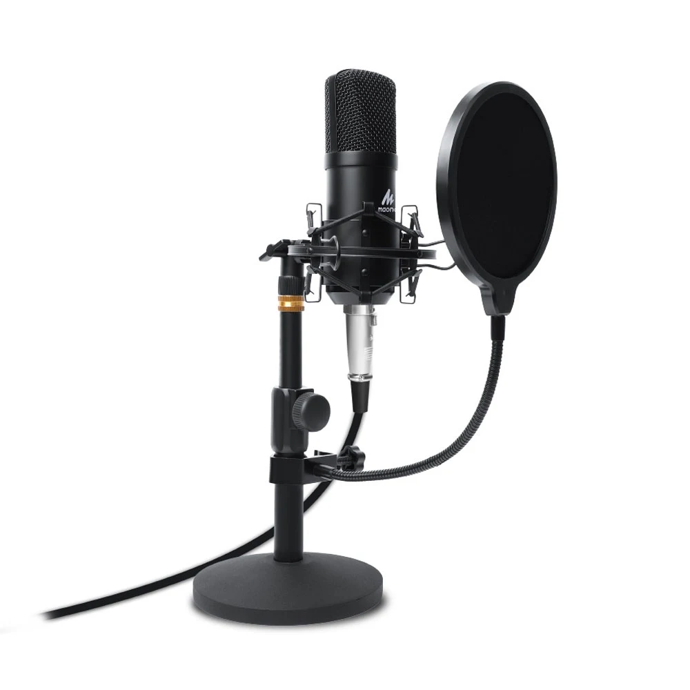 Bộ Mic thu âm MAONO A03T XLR kèm màng lọc âm