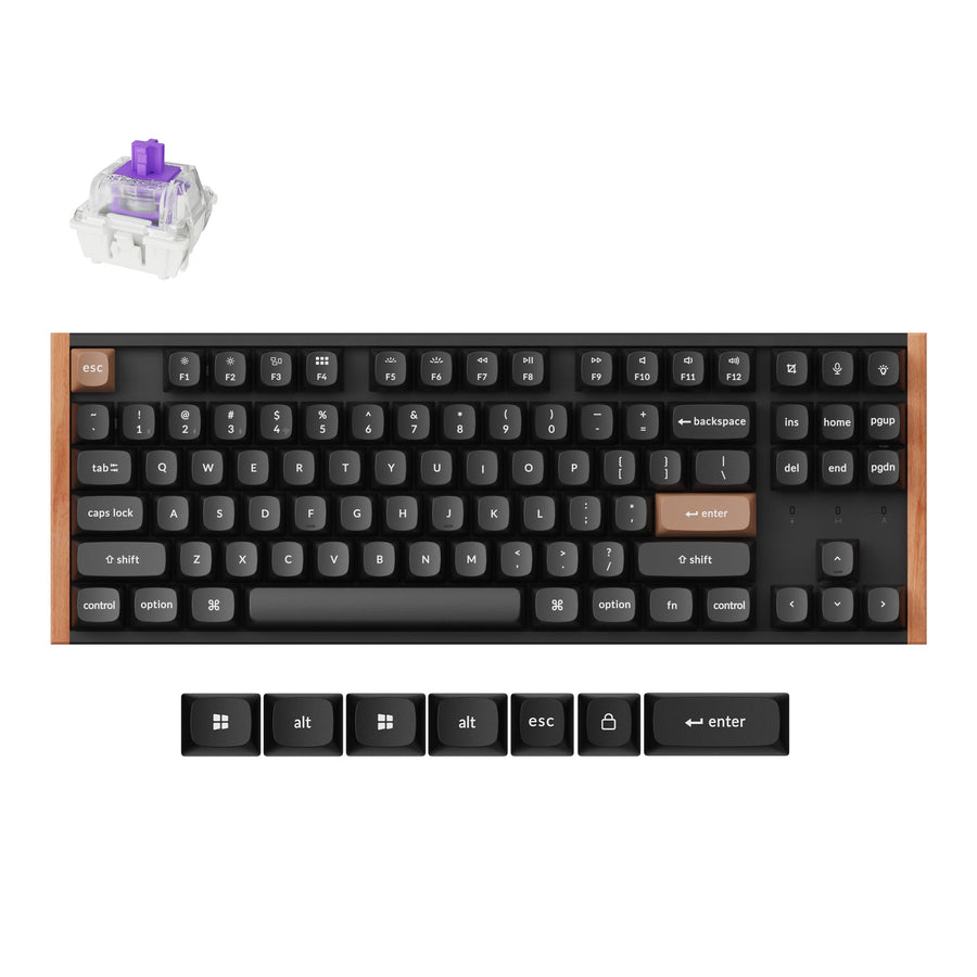 Bàn phím không dây Keychron K8 HE Special Edition Aluminum Frame RGB Hotswap (Keychron Sw)