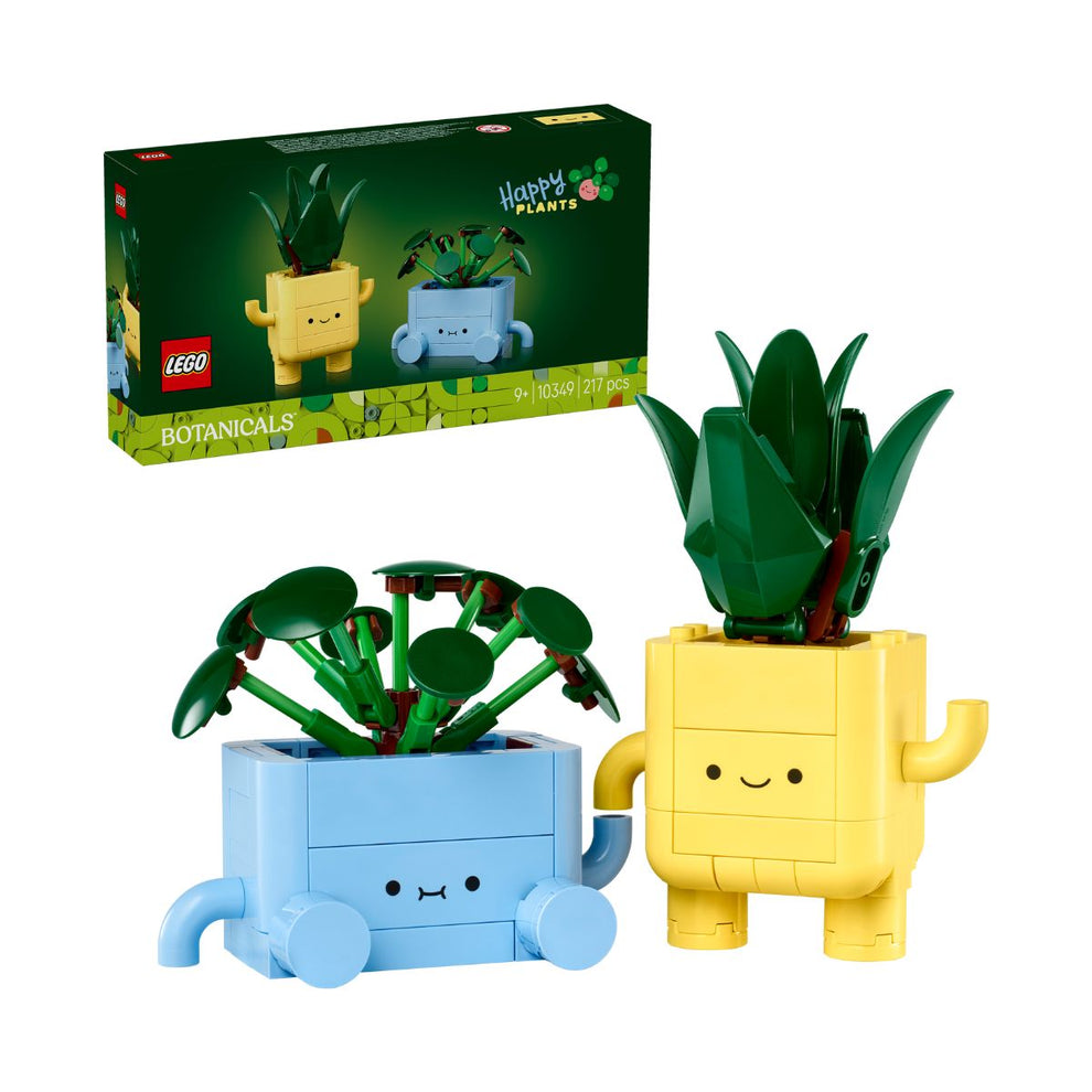 Bộ Mô Hình LEGO BOTANICALS Happy Plants Chậu Cây Vui Vẻ #10349