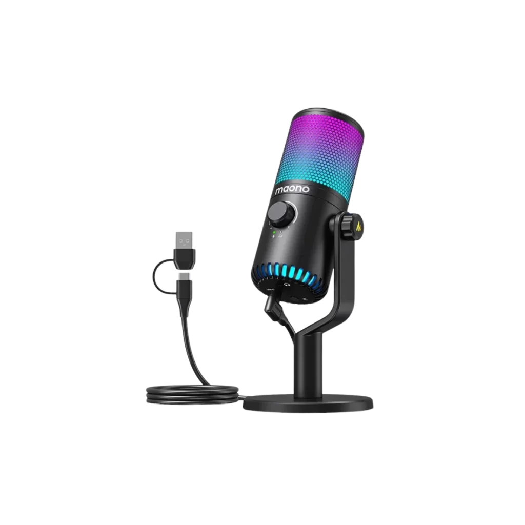 Mic thu âm MAONO DM30 RGB Microphone (Đen | Trắng | Hồng)