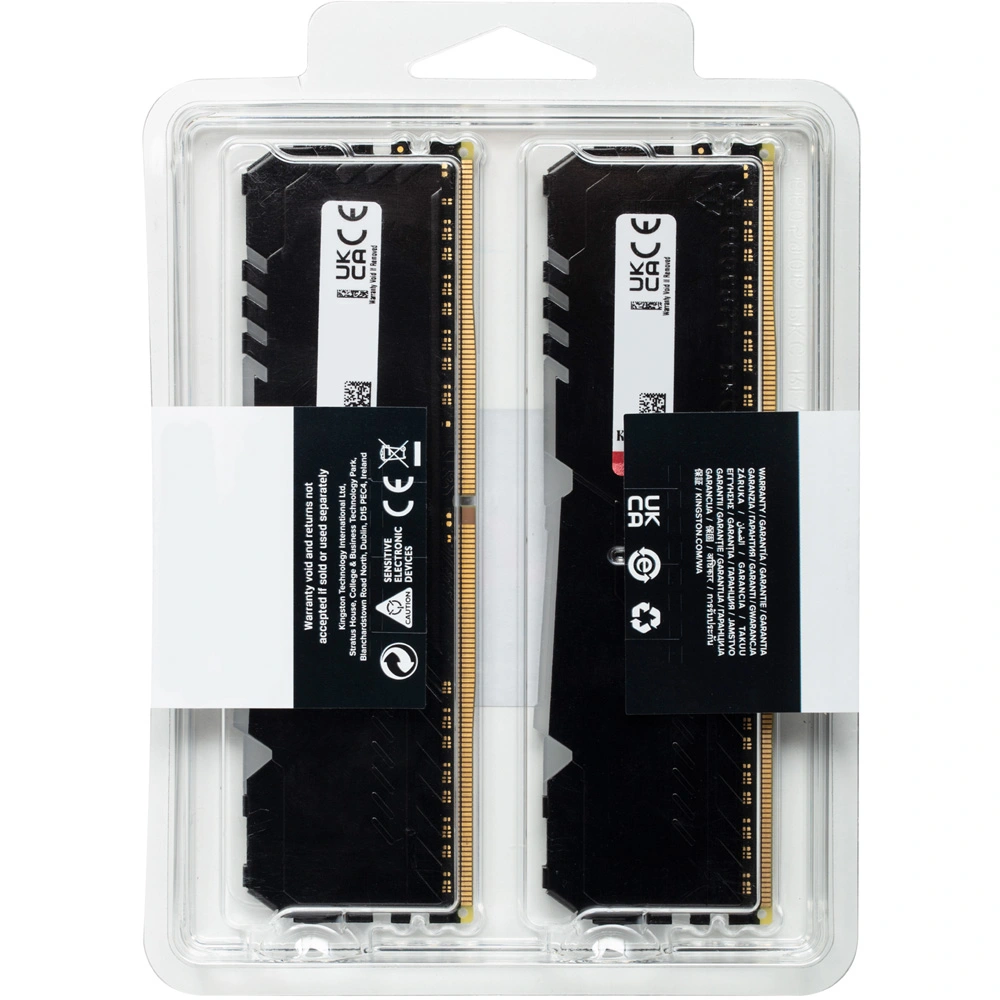 Ram Kingston FURY Beast RGB 32GB (2x16GB) DDR4 3200MHz