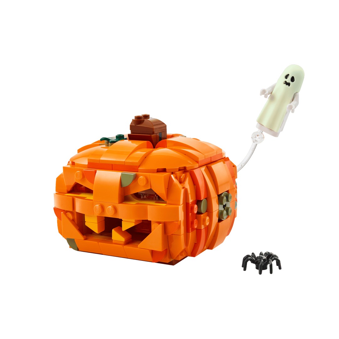 Bộ Mô Hình LEGO Halloween Pumpkin Lantern Phát Sáng #40872