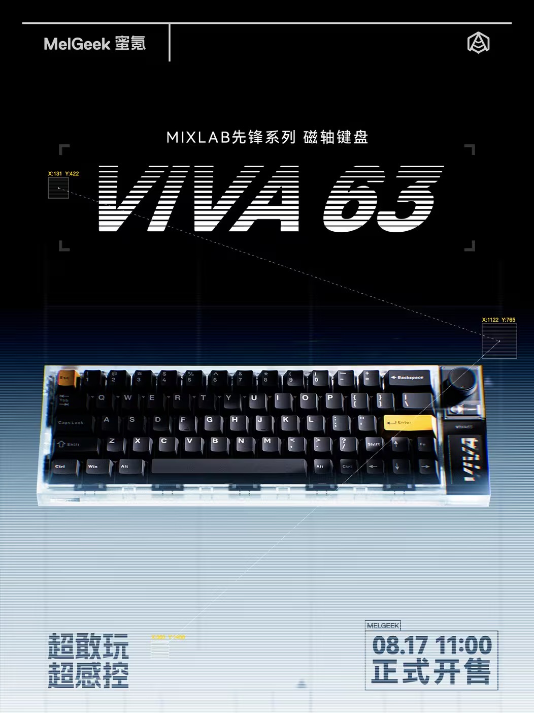 Bàn Phím HE Melgeek Viva63