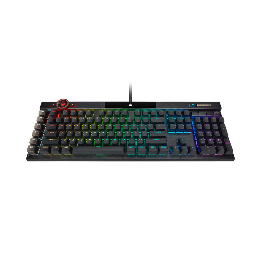Bàn phím gaming có dây Corsair K100 BLK-RGB