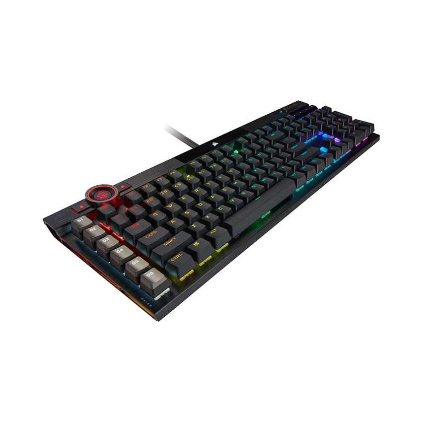 Bàn phím gaming có dây Corsair K100 BLK-RGB