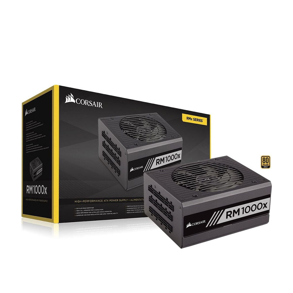 Nguồn máy tính Corsair RM1000x Shift ATX 3.1 & PCIe 5.1 - 80 Plus Gold - Full Modul