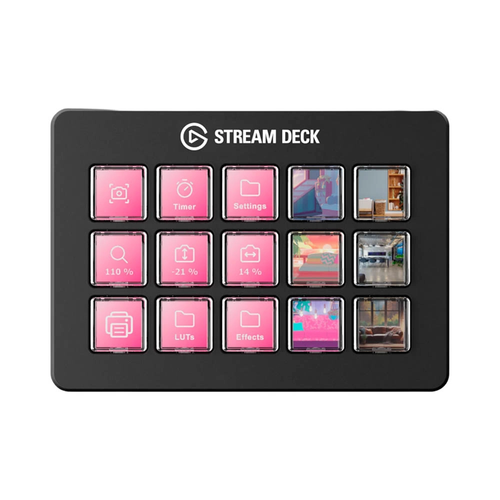 Thiết bị Stream Elgato StreamDeck MK.2 Scissor Keys 15 Phím Lập Trình 10GBL9901