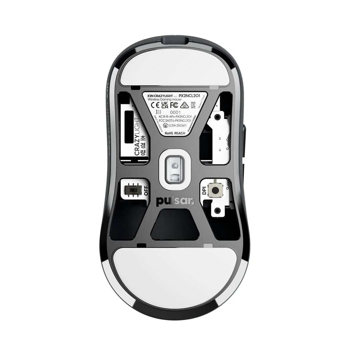 Chuột không dây Gaming Pulsar X2N CrazyLight Mini