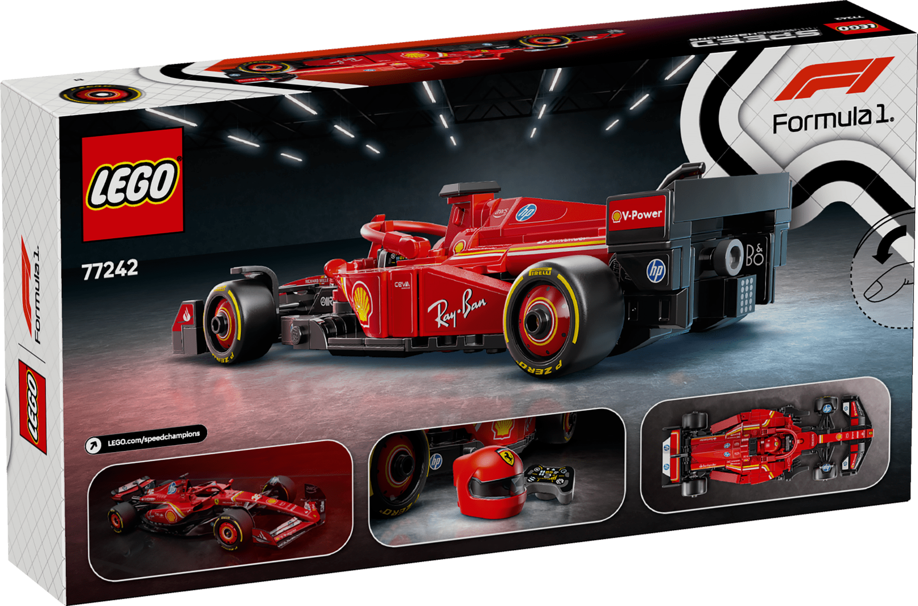 Bộ Mô Hình LEGO SPEED CHAMPIONS Ferrari SF-24 F1 #77242