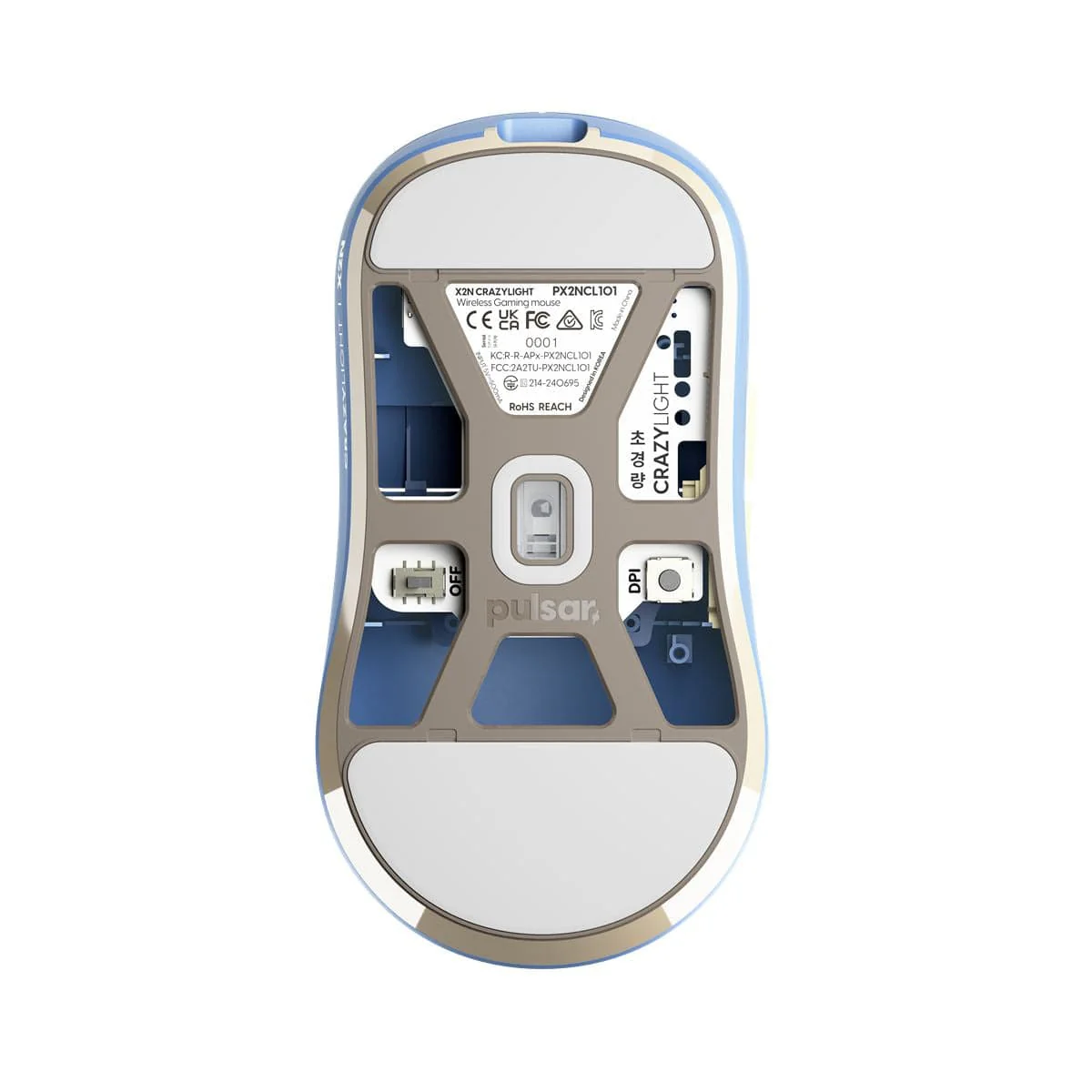 Chuột không dây Gaming Pulsar X2N CrazyLight Mini