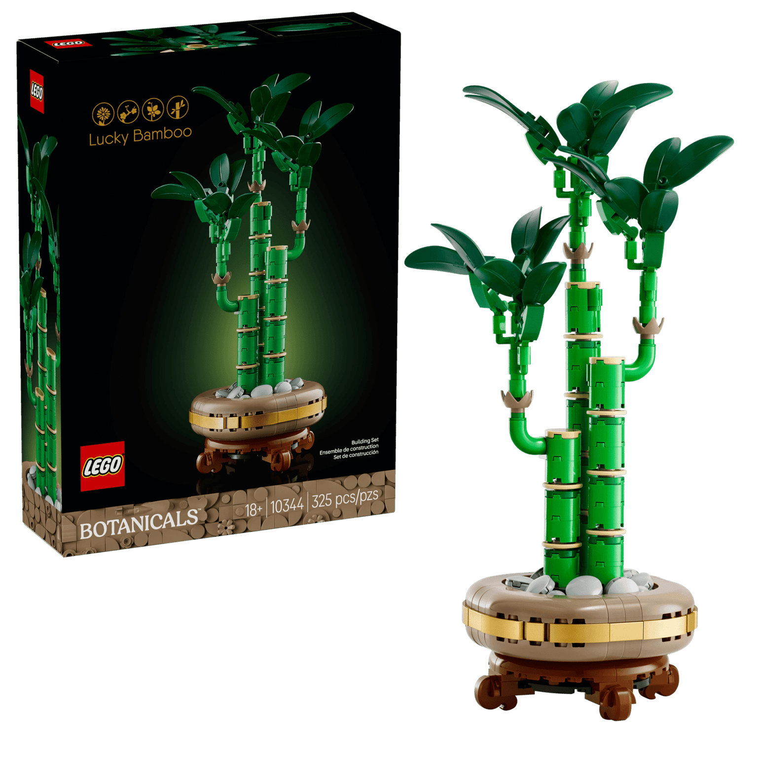 Cây Phát Tài May Mắn LEGO Botanicals Lucky Bamboo (10344)