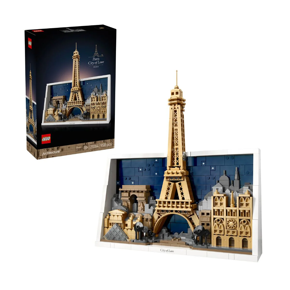 Bộ Mô Hình LEGO Architecture Thành Phố Paris #21064