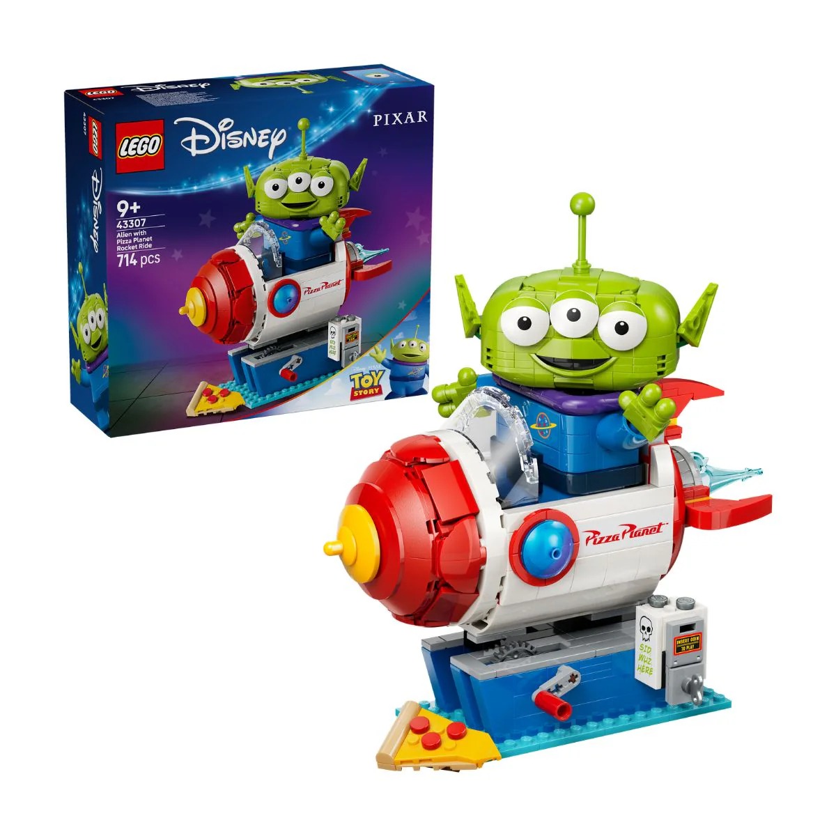Bộ Mô Hình LEGO Alien Và Tên Lửa Pizza Planet LEGO DISNEY PRINCESS #43307