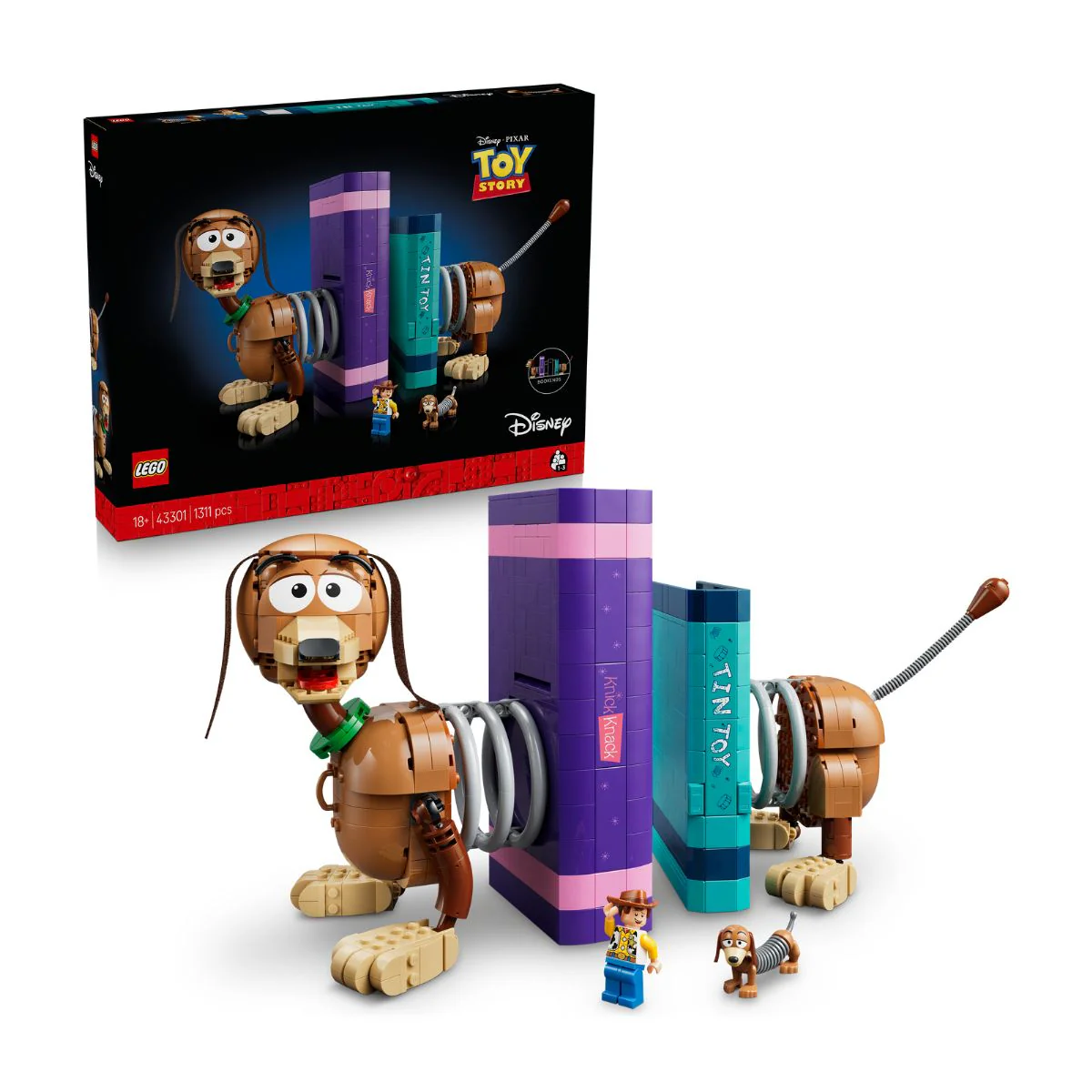Bộ Mô Hình LEGO Chặn Sách Slinky Dog Toy Story LEGO DISNEY PRINCESS #43301