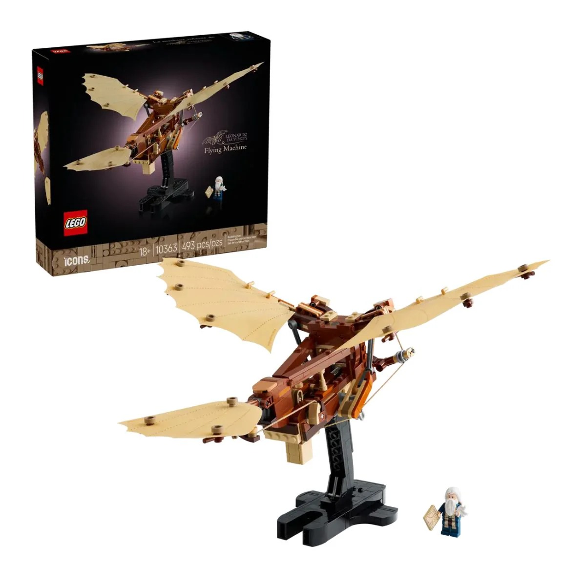 Bộ Mô Hình Cỗ Máy Bay Của Da Vinci LEGO ADULTS #10363