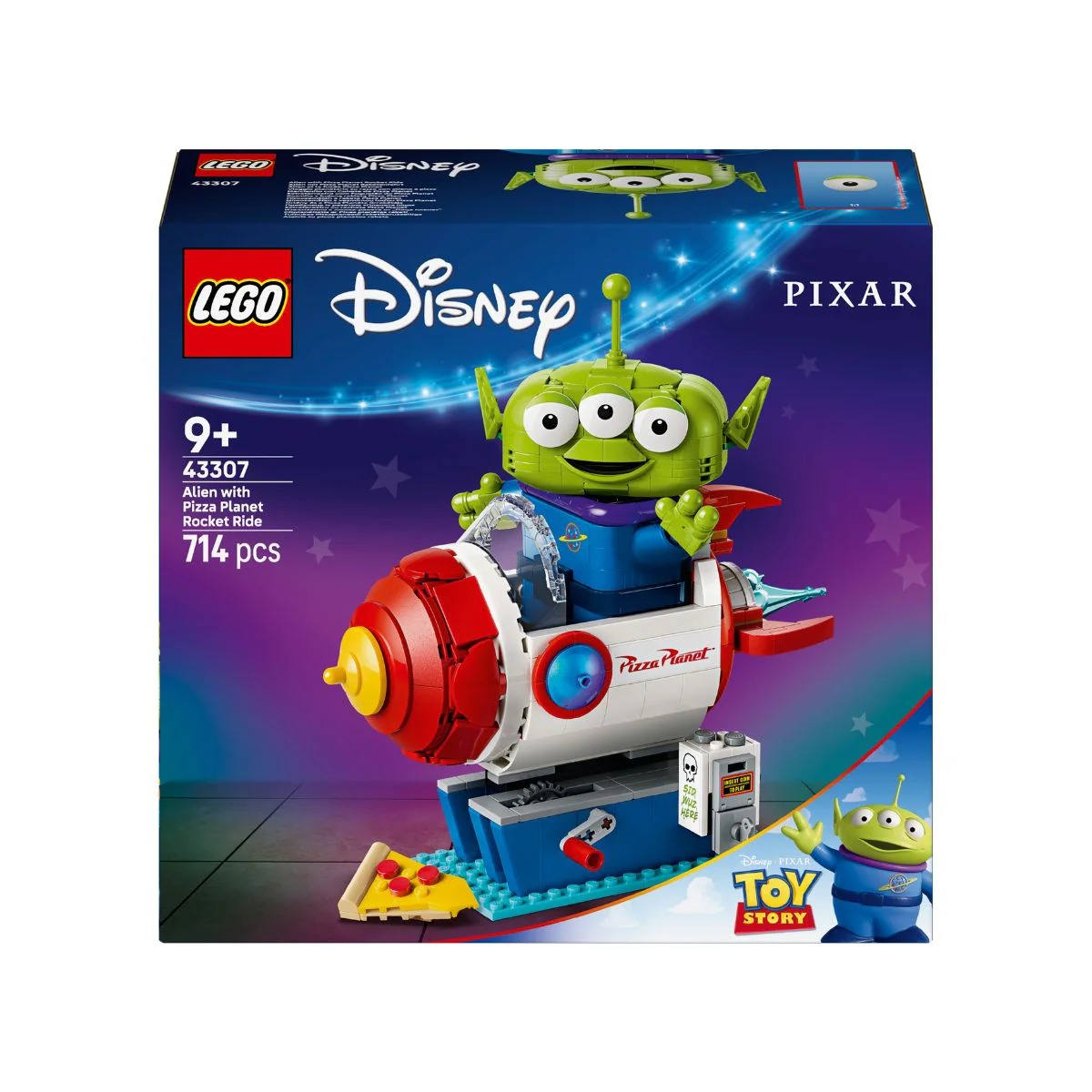 Bộ Mô Hình LEGO Alien Và Tên Lửa Pizza Planet LEGO DISNEY PRINCESS #43307
