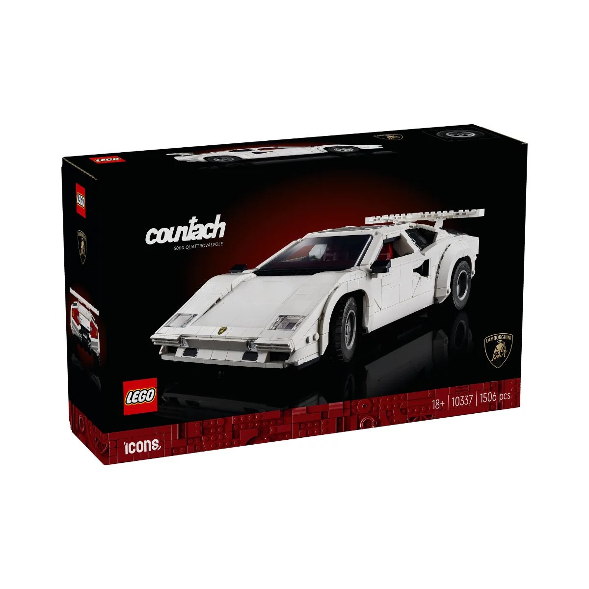 Bộ Mô Hình Lamborghini Countach 5000 Quattrovalvole LEGO ICONS #10337