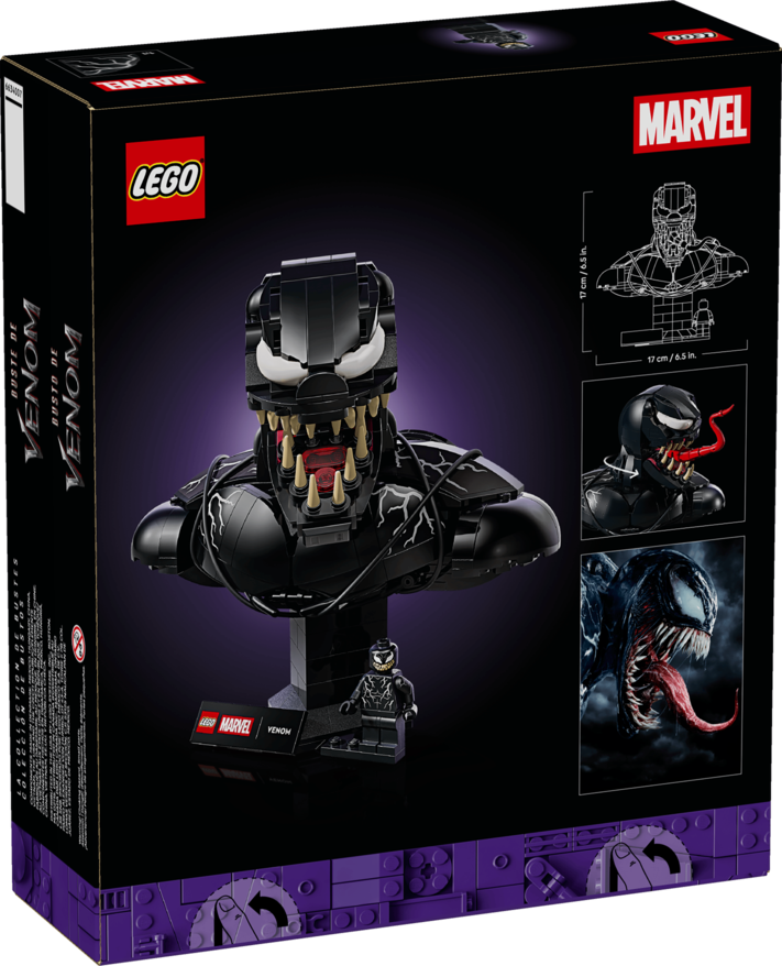 Bộ Mô hình LEGO Marvel Tượng Venom #76356