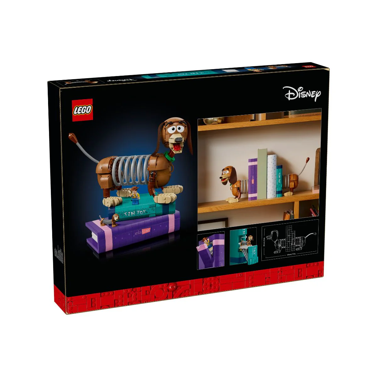 Bộ Mô Hình LEGO Chặn Sách Slinky Dog Toy Story LEGO DISNEY PRINCESS #43301