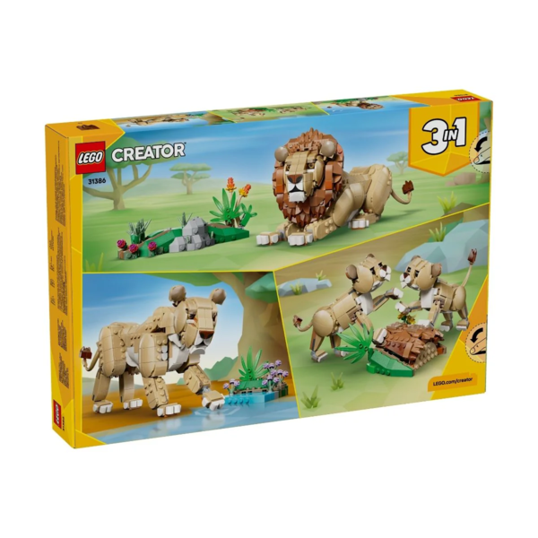 Bộ Mô Hình LEGO Creator Động Vật Hoang Dã: Sư Tử Oai Phong #31386